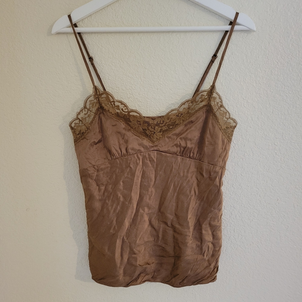 Silky Brown Camisole small